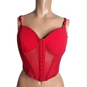 Say What Red bralette, bustiers, crop top, new with tags size L